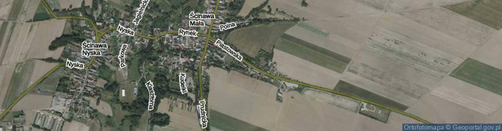 Zdjęcie satelitarne Piastowska ul.